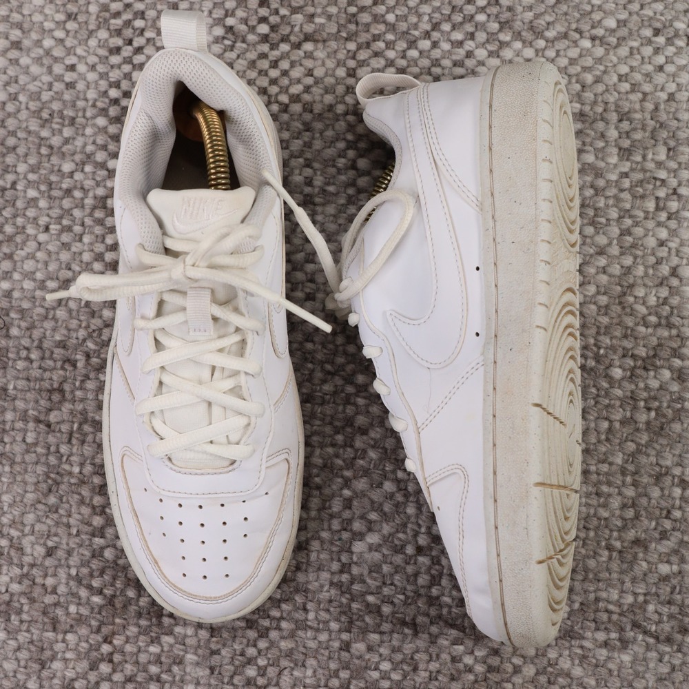 Nike Court Borough Low Recraft White Sneakers DV5456-106 Kids 6Y Womens 7.5